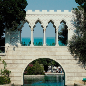 Venetian-Style Bridge Over Tranquil Waters